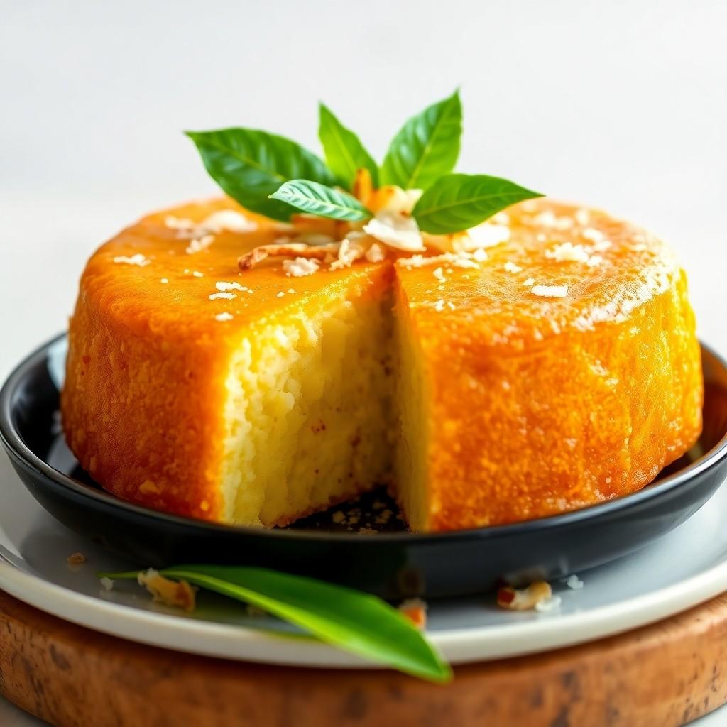 Bake Easy Coconut Milk Cassava Pone Recipe